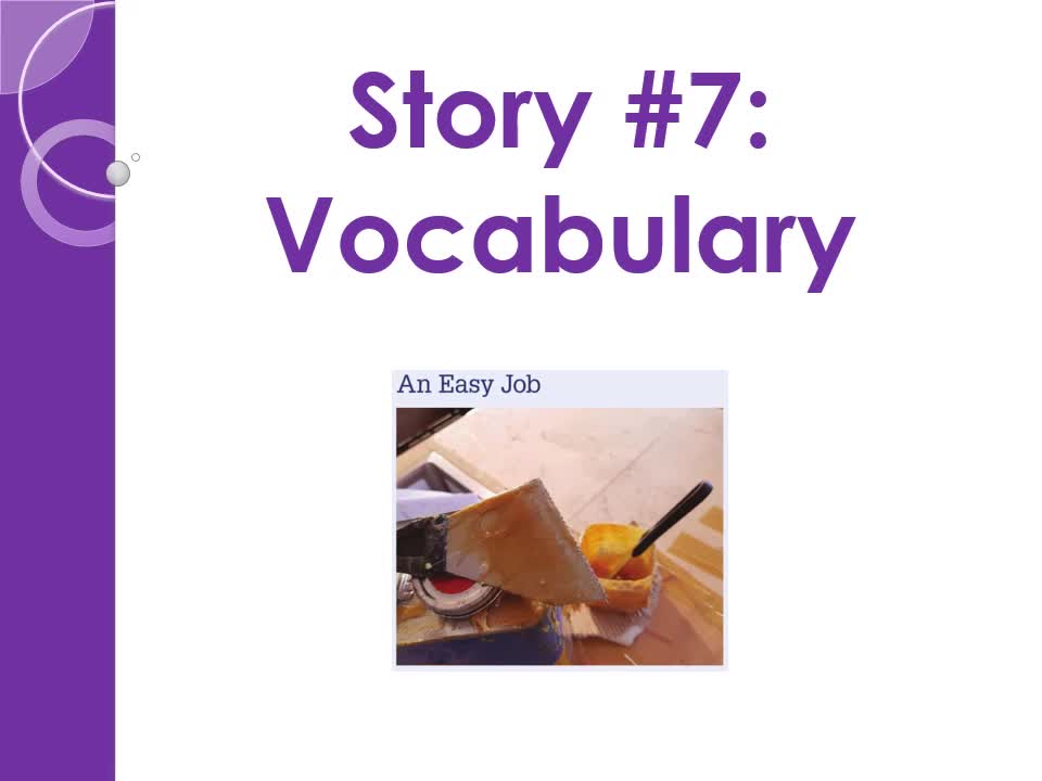 Story 7B Vocabulary.mp4 | Lumina Media Player
